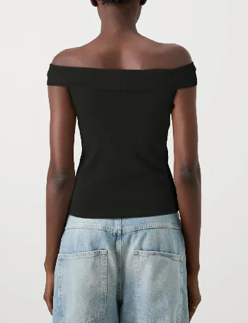 Bluza Pieces, negru
