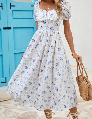 Rochie medie SHEIN, alb