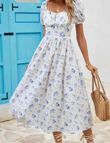 Rochie medie SHEIN, alb