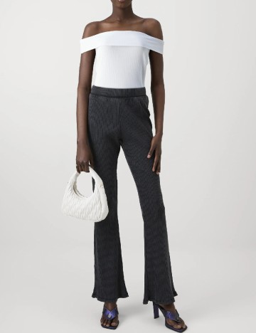 Bluza Pieces, alb