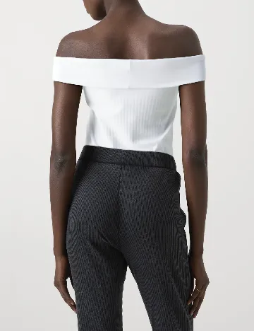 Bluza Pieces, alb