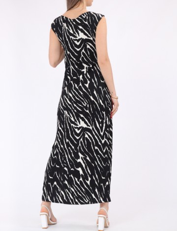 Rochie medie Pieces, negru