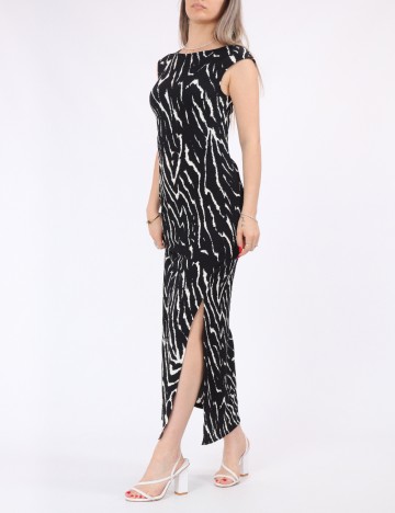Rochie medie Pieces, negru
