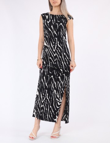 Rochie medie Pieces, negru
