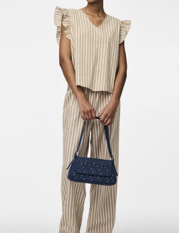Bluza Pieces, maro