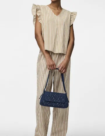 Bluza Pieces, maro
