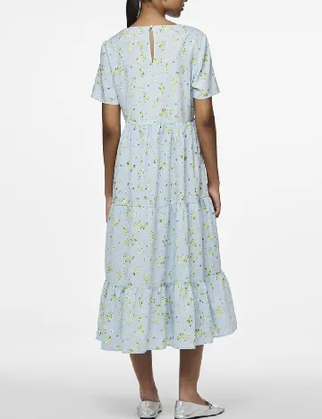 Rochie medie Pieces, bleu Albastru