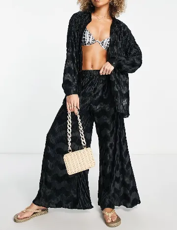 Camasa Oversize South Beach, negru