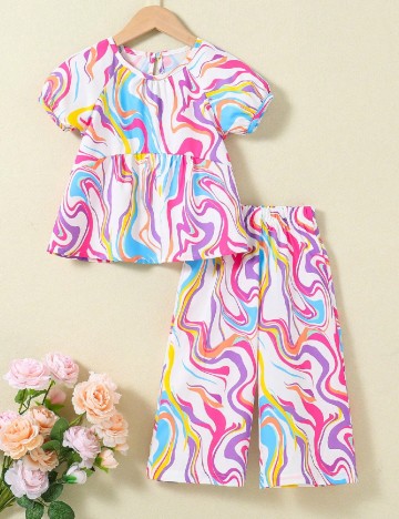 Compleu Shein Kids, mix culori