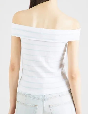 Bluza Pieces, alb Alb