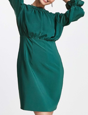 Rochie scurta ASOS, verde