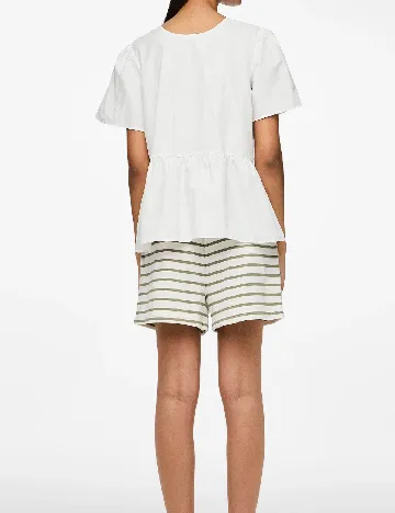 Bluza Pieces, alb