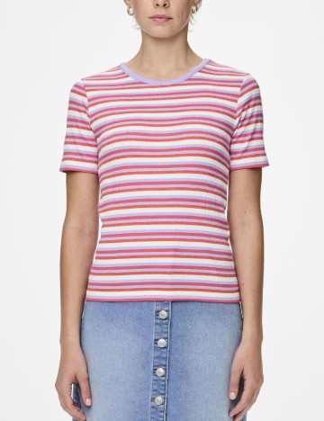 Tricou Pieces, mix culori