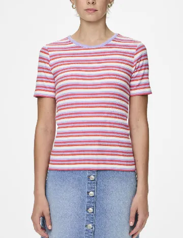 Tricou Pieces, mix culori