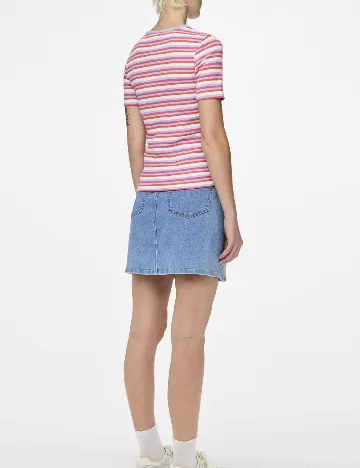 Tricou Pieces, mix culori