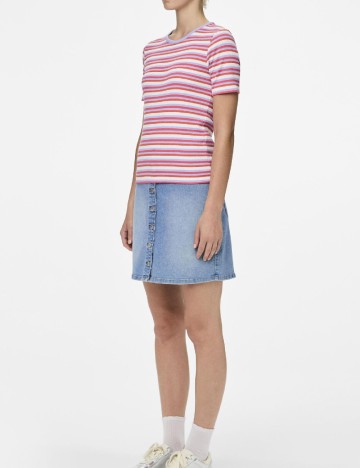 Tricou Pieces, mix culori