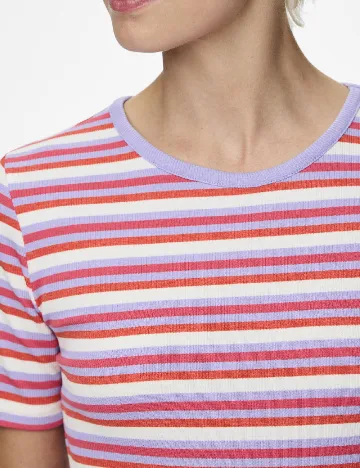 Tricou Pieces, mix culori