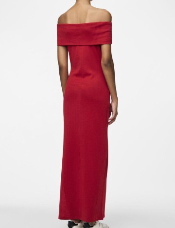 Rochie lunga Pieces, rosu