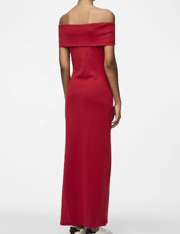 Rochie lunga Pieces, rosu