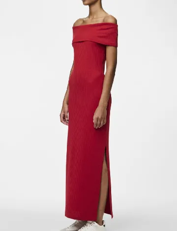 Rochie lunga Pieces, rosu