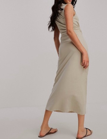Rochie medie ASOS, bej