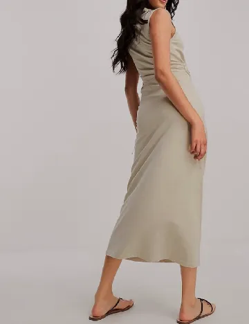 Rochie medie ASOS, bej Crem