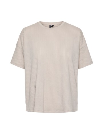 Tricou Pieces, crem