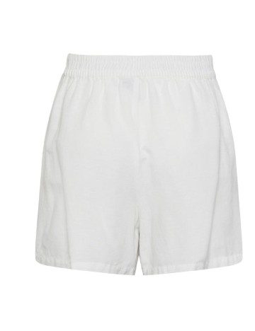 Pantaloni scurti Pieces, alb