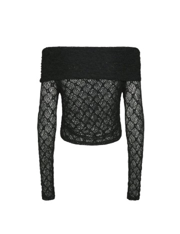 Bluza Pieces, negru