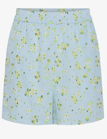 Pantaloni scurti Pieces, albastru