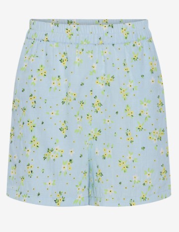 Pantaloni scurti Pieces, albastru