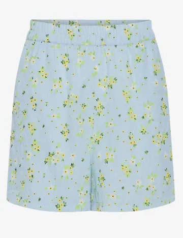 Pantaloni scurti Pieces, albastru