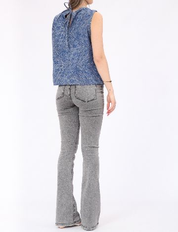 Bluza Pieces, albastru