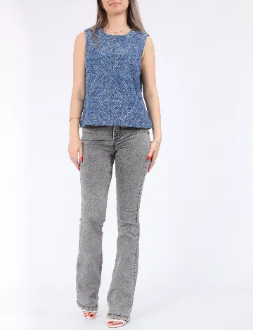 Bluza Pieces, albastru Albastru