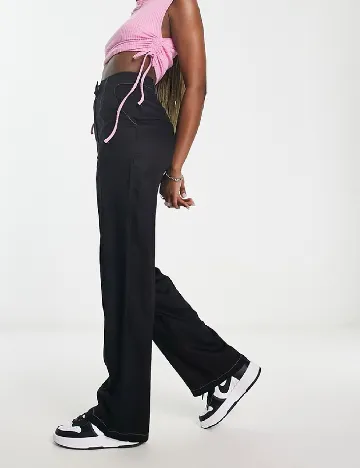 Pantaloni Heartbreak, negru