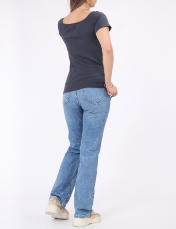 Tricou Pieces, gri