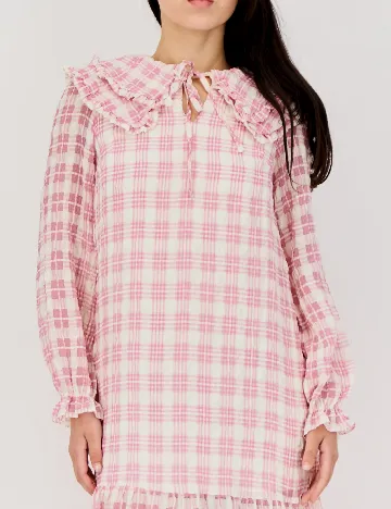 Rochie medie Lost Ink, roz