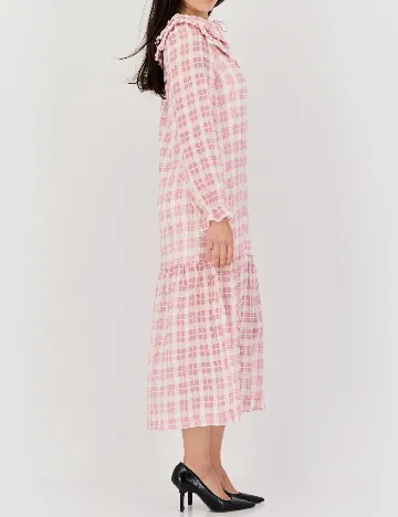 Rochie medie Lost Ink, roz