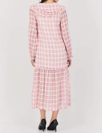 Rochie medie Lost Ink, roz