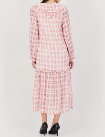 Rochie medie Lost Ink, roz