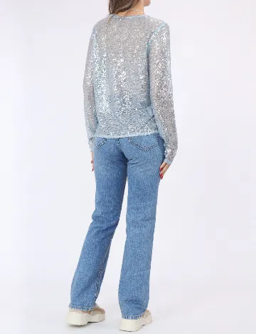 Bluza Pieces, albastru