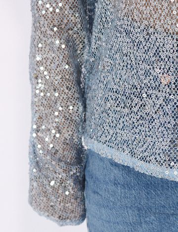 Bluza Pieces, albastru