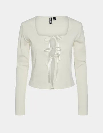 Bluza Pieces, crem