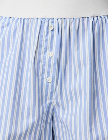 Pantaloni scurti Pieces, albastru