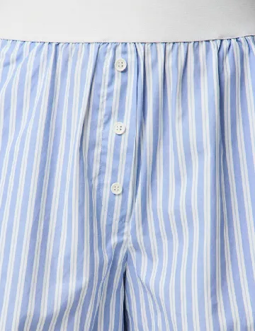 Pantaloni scurti Pieces, albastru Albastru