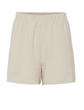 Pantaloni scurti Pieces, crem