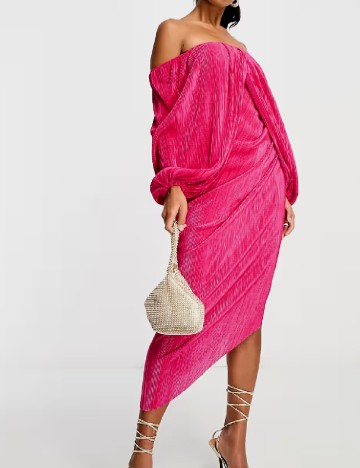 Rochie medie ASOS, roz