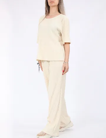 Bluza Pieces, crem