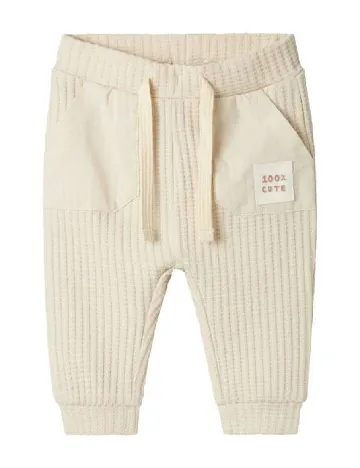 Pantaloni Name It, crem