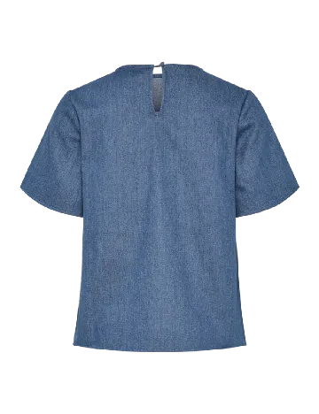 Bluza Pieces, albastru